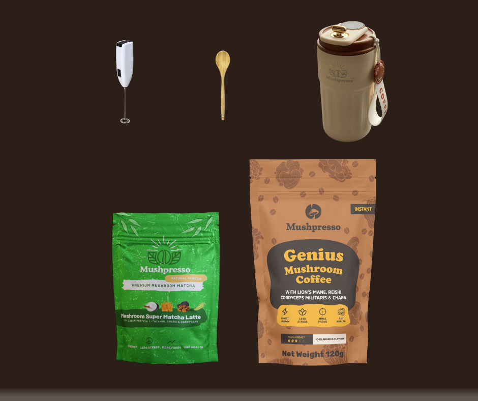 Genius Coffee™ + Super Matcha Premium Pack