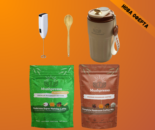 Mushpresso + Super Matcha Premium Pack