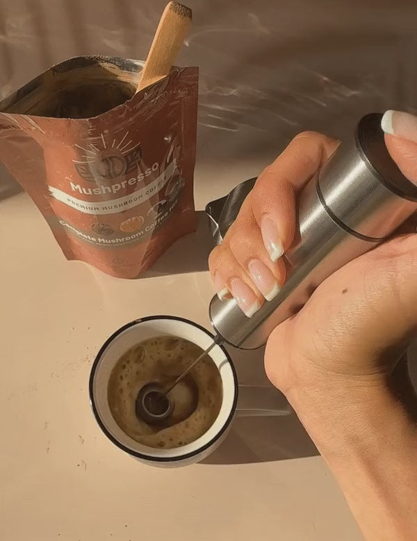 Mushpresso preparation step
